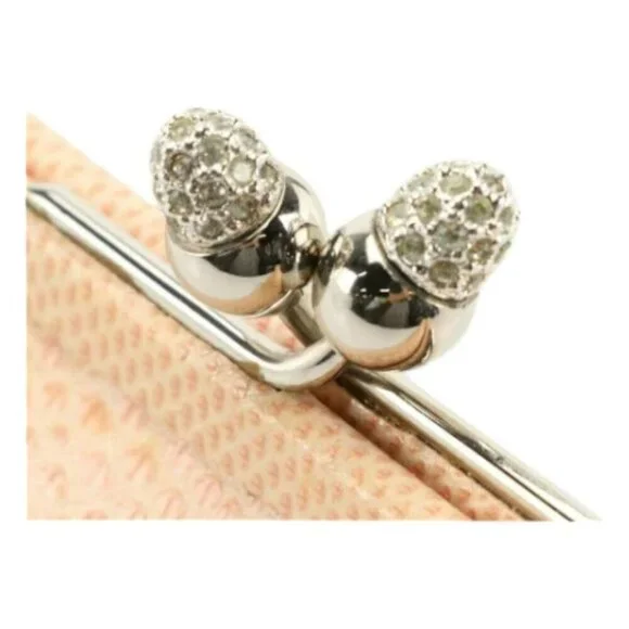 Judith Leiber Swarovski Crystal and Karung Skin Evening Bag with Access/Vintage - Picture 9 of 9